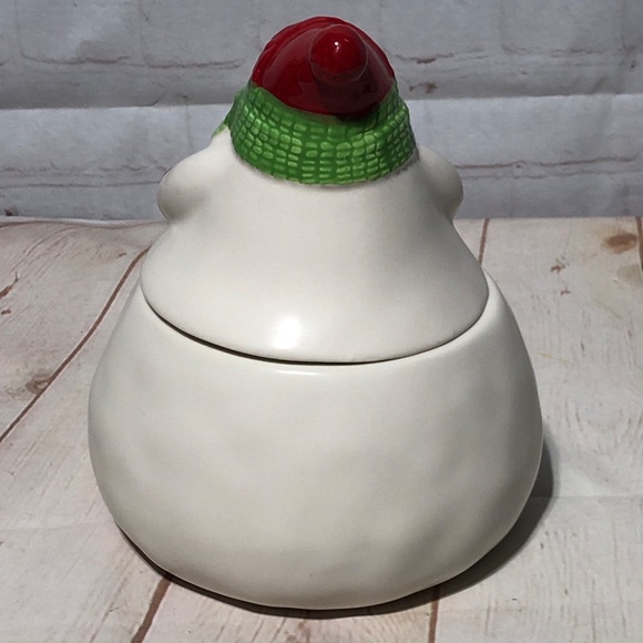 Hallmark Vintage Snowman Hand Painted Ceramic Holiday Christmas Treat Co… - Picture 4 of 16